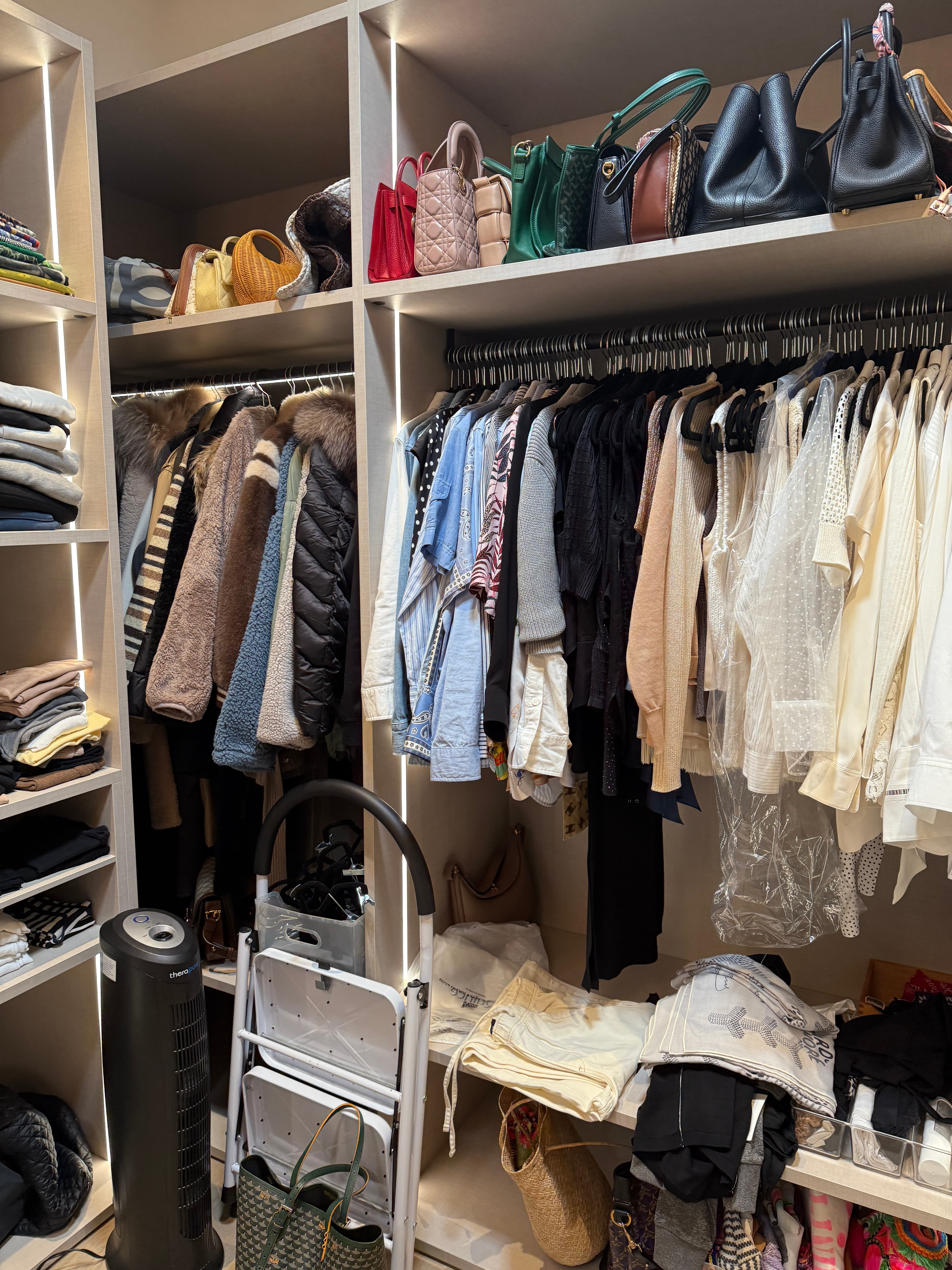 Closet before organization